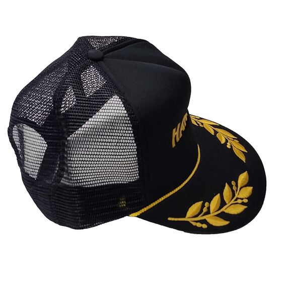 Hawaiian Headware Black Vintage Snap-Back Mesh-Back Cap - Picture 4 of 9